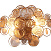 Бра Crystal Lux DESEO AP2 GOLD